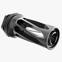 Muzzle brake OSS MK-2 5x56 NATO - High-poly 3D model