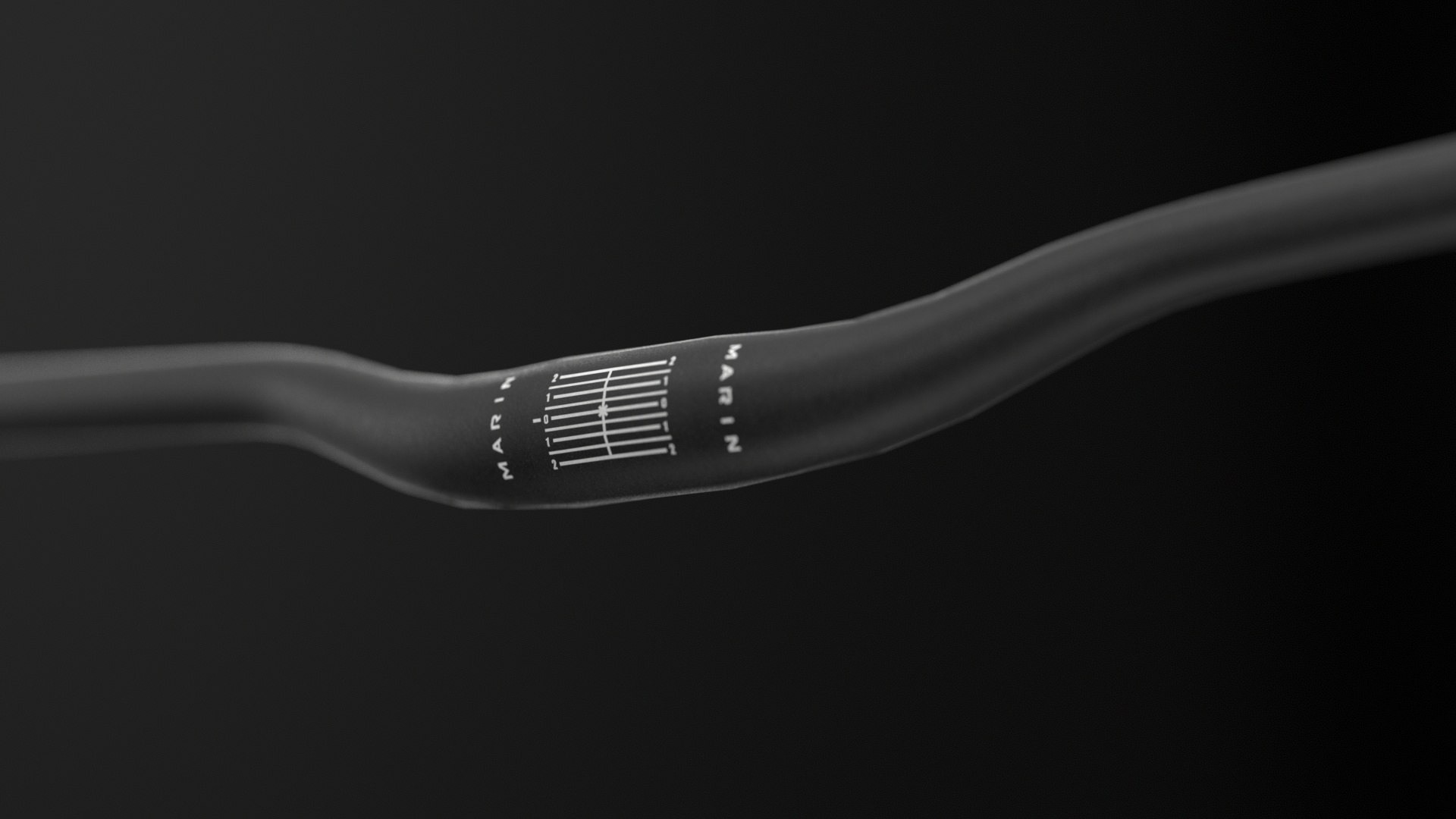 Marin MTB Handlebars Black Red 3D Model TurboSquid 2083061