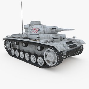 3d panzer iii ausf j model