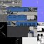 Collezione Blu Di Edifici Industriali E Puntelli