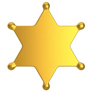 Sheriff Star 3D model