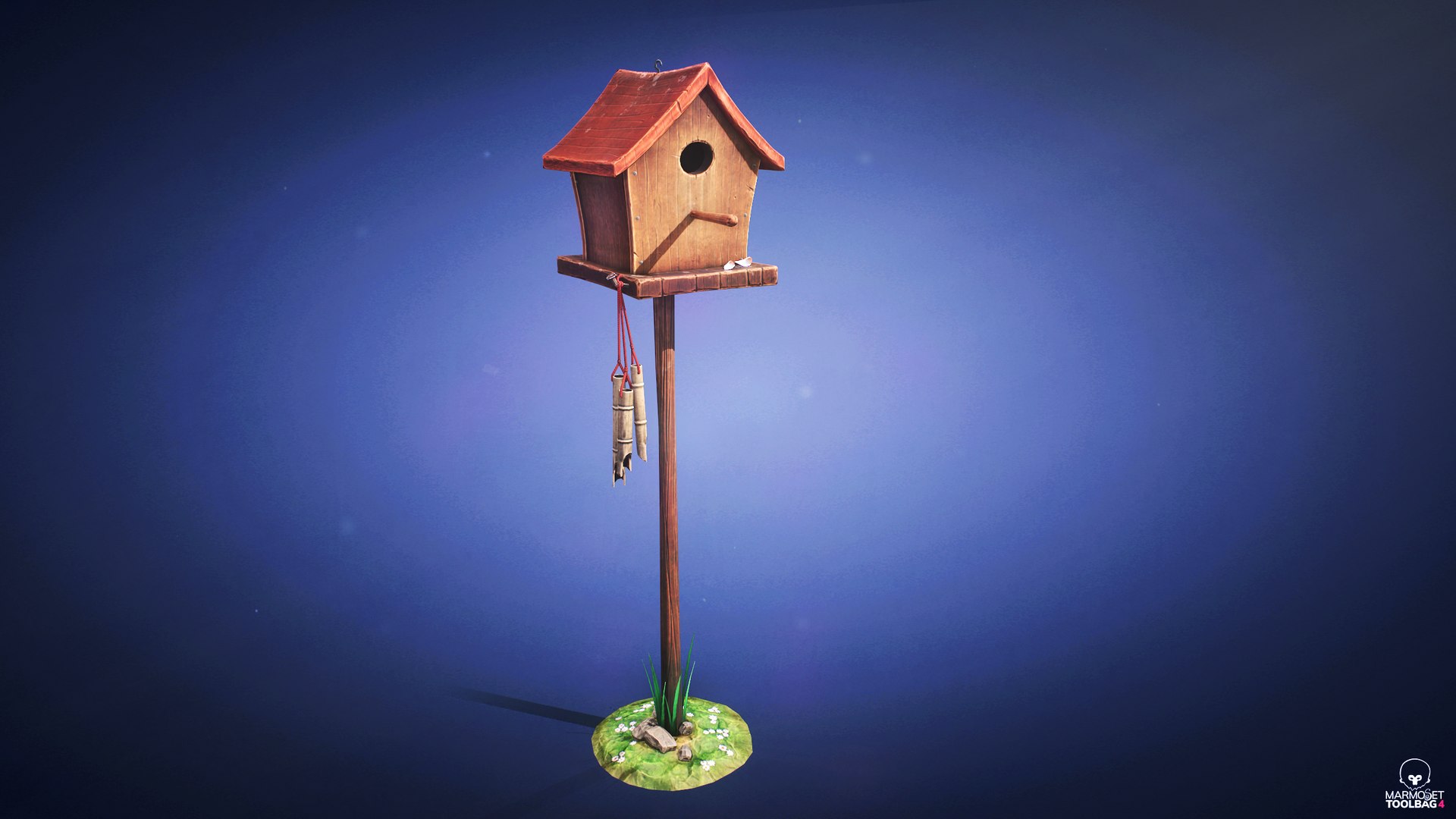 Stylized Bird House 3D model https://p.turbosquid.com/ts-thumb/Nn/b2GT5M/WF/stylized_birdhouse_14/png/1641625330/1920x1080/fit_q87/1145568d29edb928aa51d443e3c125b01cf3c2b1/stylized_birdhouse_14.jpg