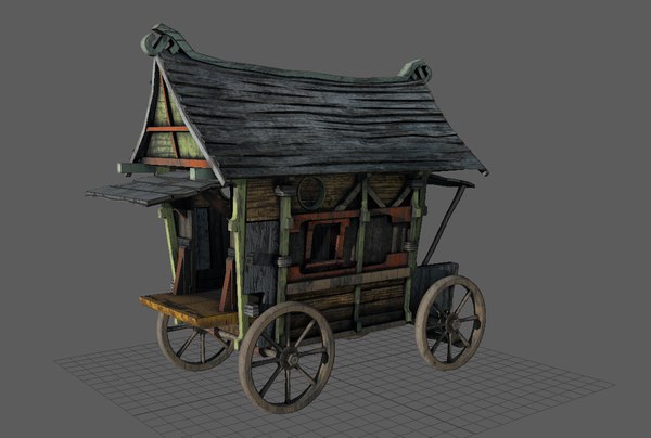 Caravana Medieval Extravagante Modelo 3D TurboSquid 1222957