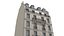 12 Realistic Old European Paris Buildings Collection