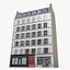 12 Realistic Old European Paris Buildings Collection