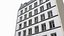12 Realistic Old European Paris Buildings Collection