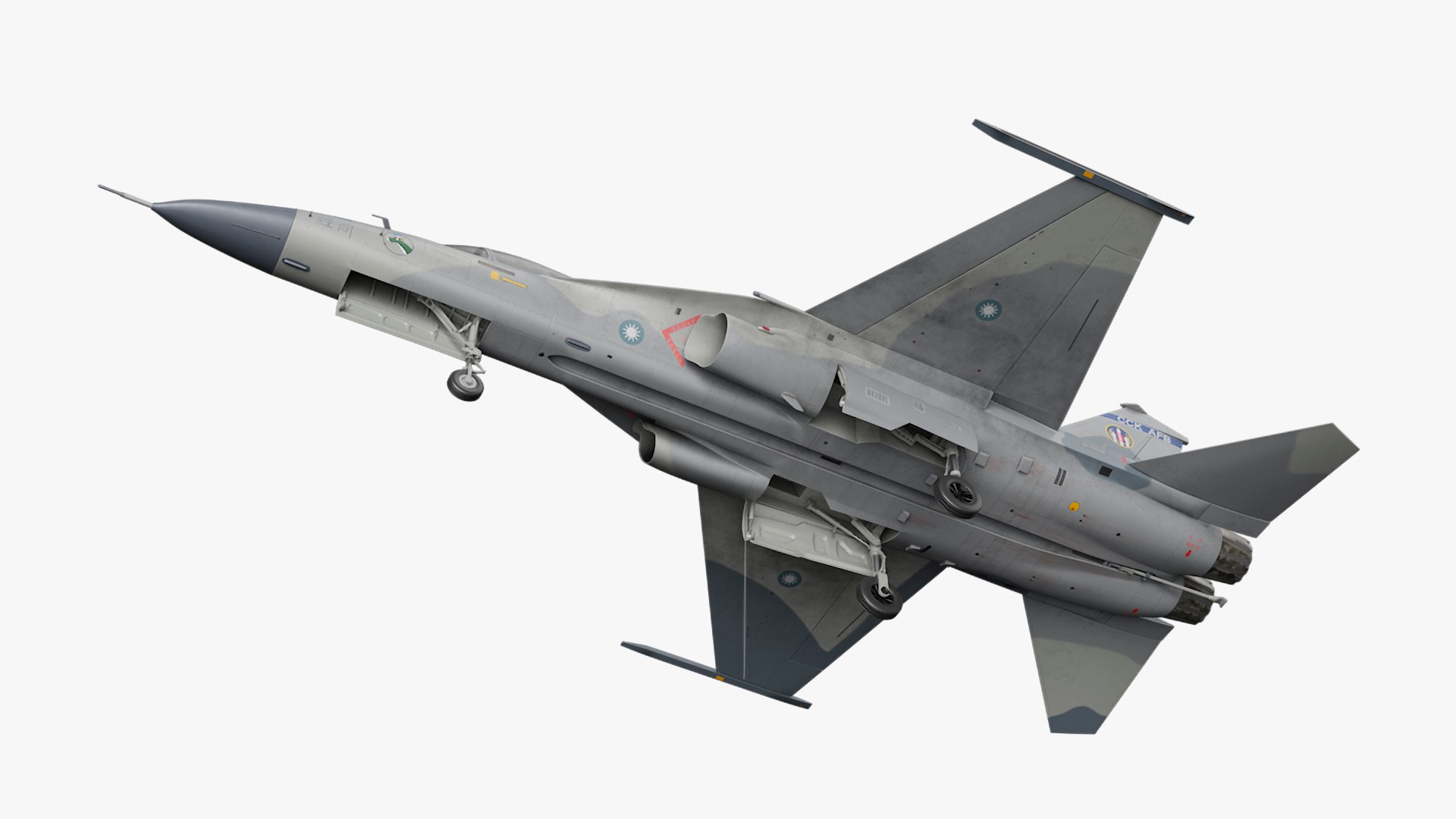 Unarmed Fighter Jet AIDC F-CK-1 Rigged 3D https://p.turbosquid.com/ts-thumb/Nn/j4hBG6/23/unarmedfighterjetaidcfck1riggedvray3dmodel015/jpg/1724855632/1920x1080/fit_q87/732ffc5a92743a5c4968cd3cf5552033c0c16dc0/unarmedfighterjetaidcfck1riggedvray3dmodel015.jpg