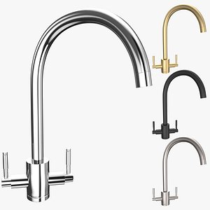 Tap Rangemaster Aquatrend Dual Lever Faucet