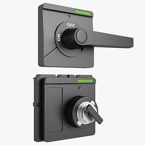 automatic switches electrical 3D model