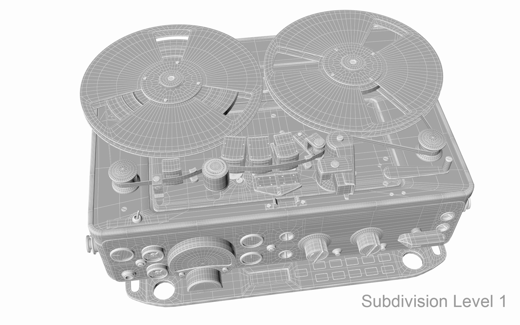 Nagra IV STC Portable Tape Recorder model TurboSquid 1950123
