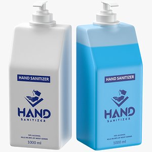 3D hand sanitizer model