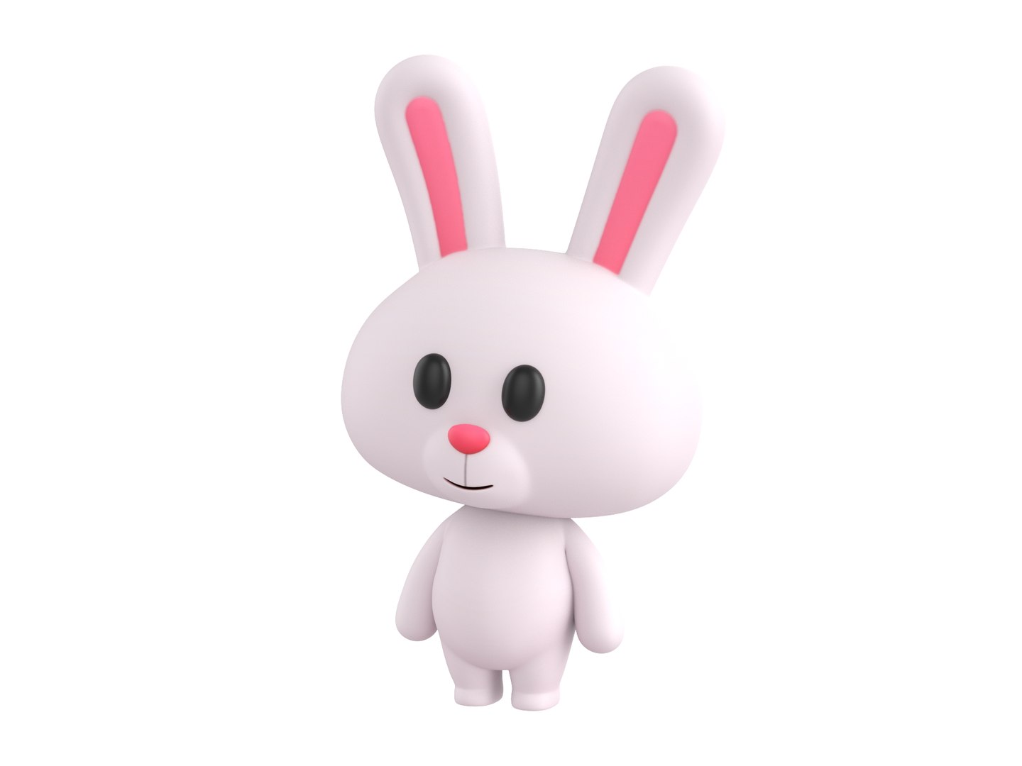 3D rabbit character model - TurboSquid 1663887