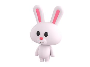 3D rabbit character model