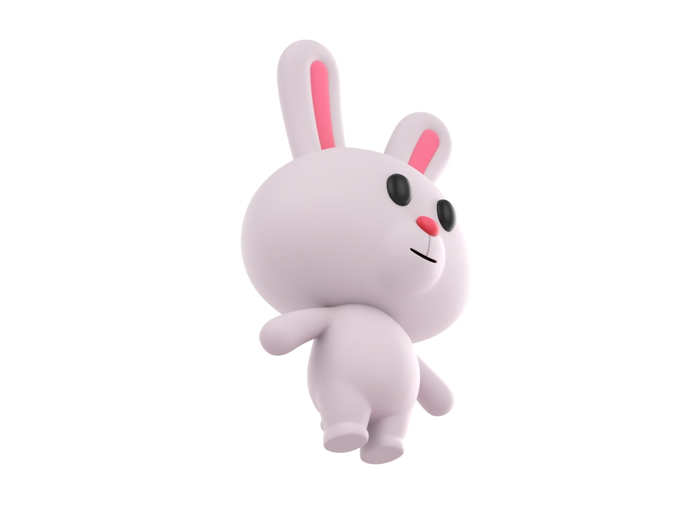 3D Rabbit Character Model - TurboSquid 1663887