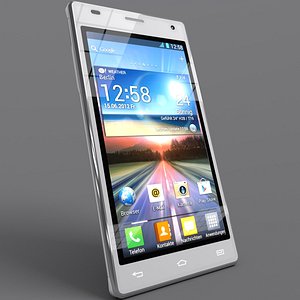 lg optimus 4x phone 3d model