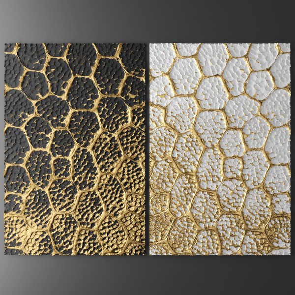3d model decor wall panel