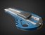 Caixa de plástico Lowpoly Blue Cutter
