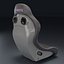 Vertex Bride Funky Queen Zieg IV Wide Seat - Black Funky Queen Pink FRP Silver FRP Shell 3D Model