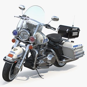 NYPD Motorcycle is Parked
