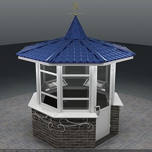 3d model booth