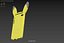 SMARTPHONE PHONE SILICONE CASE PROTECTOR EAR CARTOON YELLOW 6S