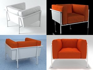 3D rr03 armchair model