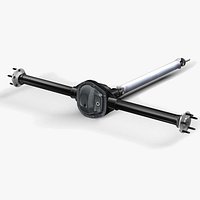 Axle and driveshaft