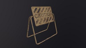 Traffic Barrier 3D model