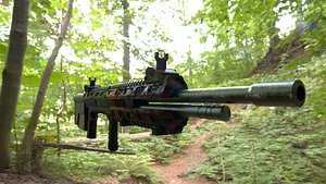 prototype gun pbr 3D
