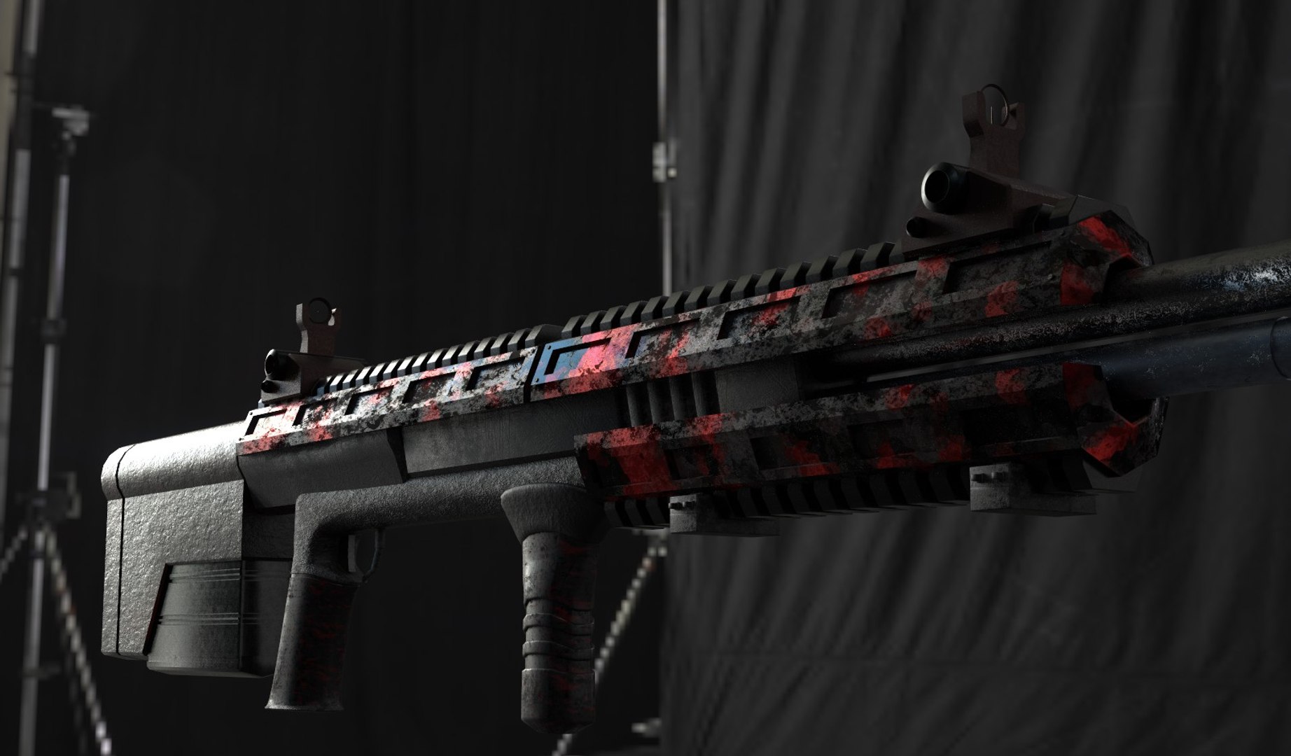 Prototype Gun Pbr 3D - TurboSquid 1583697