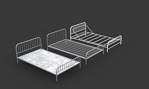 Hospital Bed 3D model model