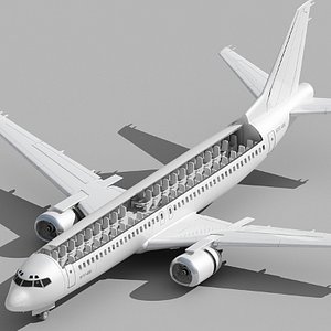 passenger interior 3d model