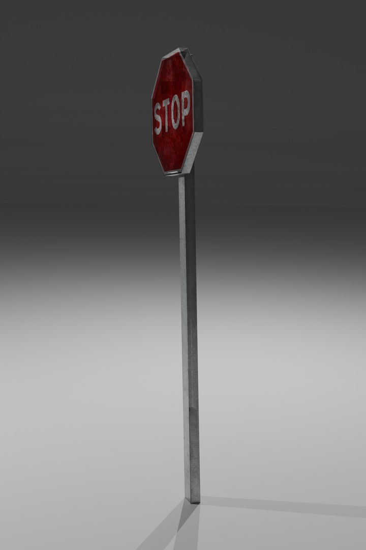 Stop Sign - TurboSquid 2237602