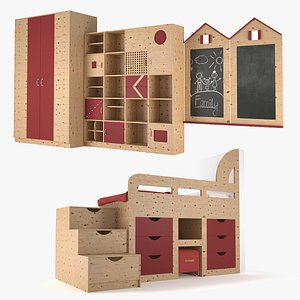furniture children room 3D