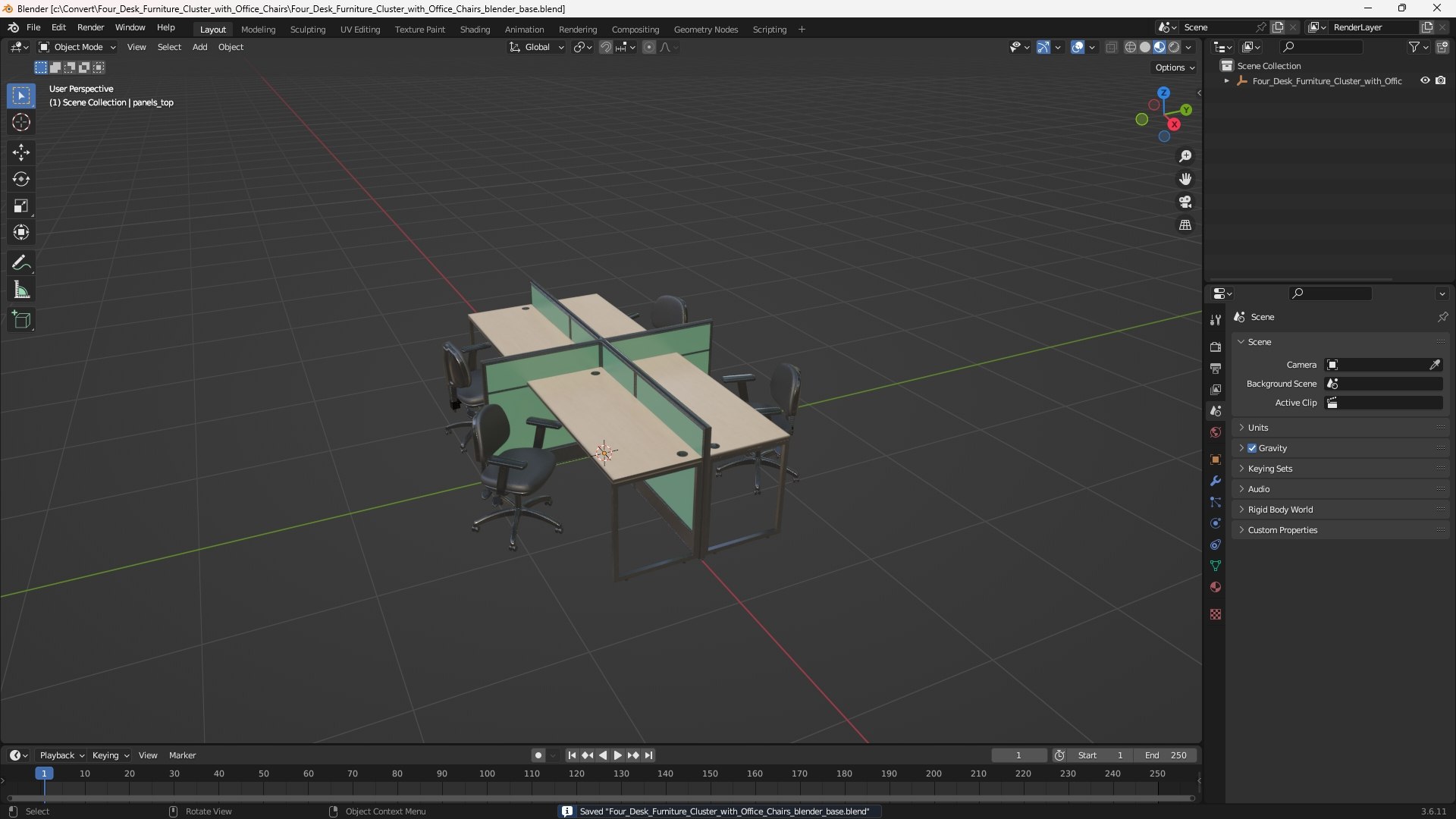 3D Four Desk Furniture Cluster with Office Chairs https://p.turbosquid.com/ts-thumb/No/aYZPUm/cy/four_desk_furniture_cluster_with_office_chairs_1001/jpg/1766746560/1920x1080/fit_q87/6caa17f7184f5c81cdd2d1c98eec96b79fdb9aca/four_desk_furniture_cluster_with_office_chairs_1001.jpg