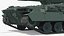 3D American M10 Booker Light Tank with 105mm Cannon Rigged model