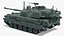 3D American M10 Booker Light Tank with 105mm Cannon Rigged model