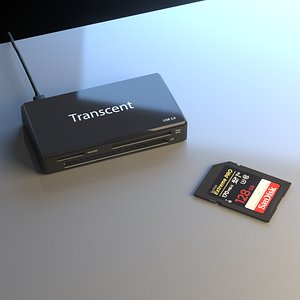 Pack "Card reader + SD card"