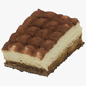 3D Tiramisu Piece 01 RAW Scan