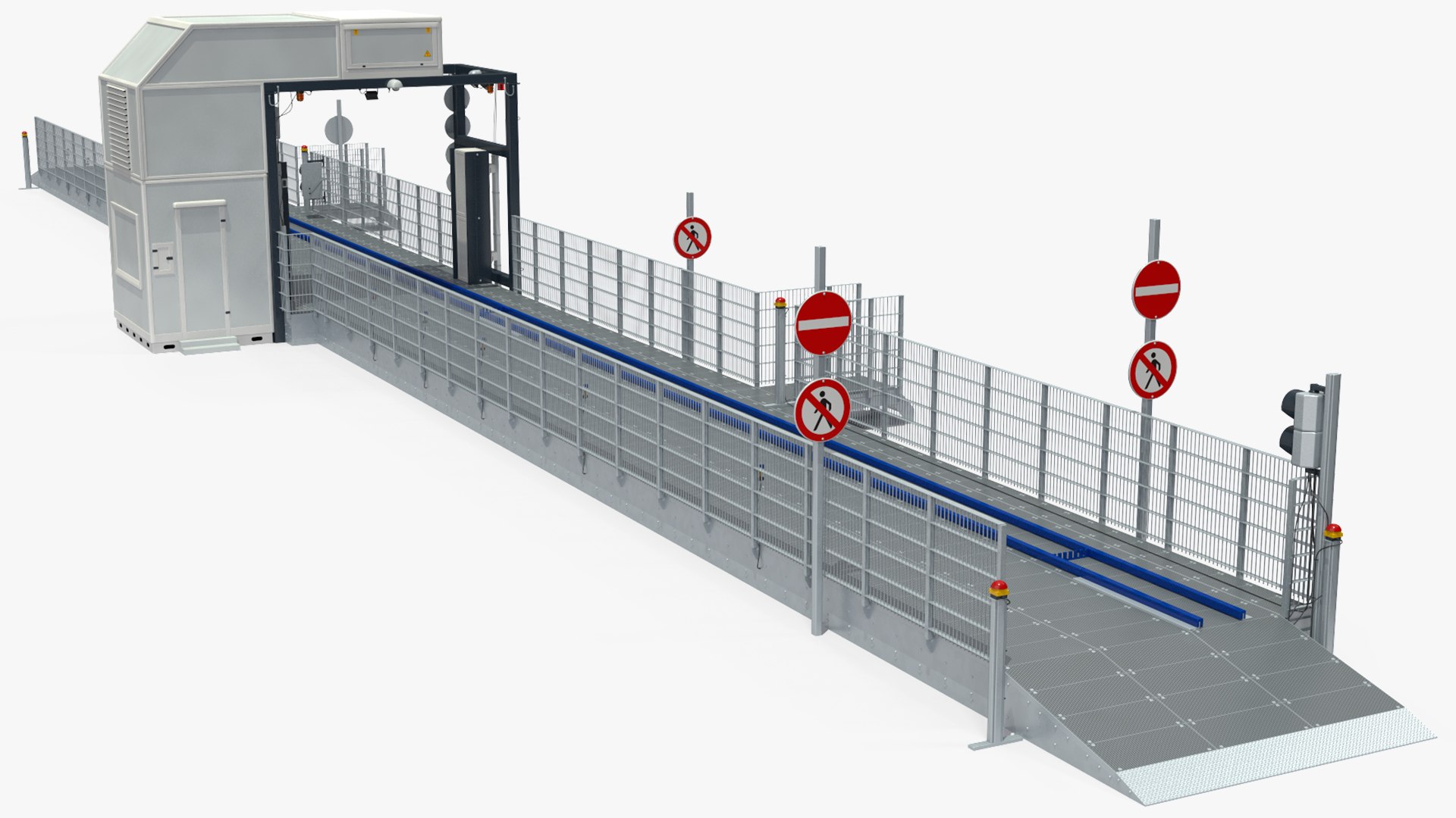 3D Cargo and Vehicle Inspection Conveyor System - TurboSquid 1766492