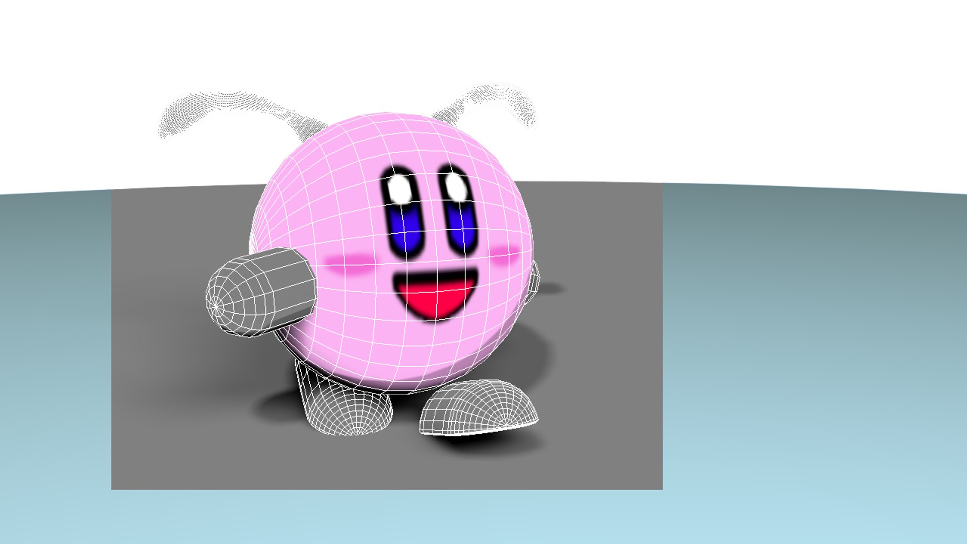 kirby girl 3d max