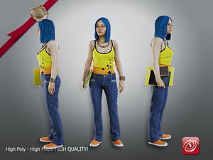 female student aas 002 model