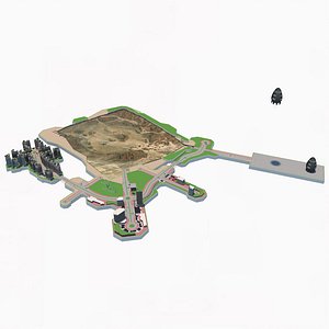Crateria City 3D model