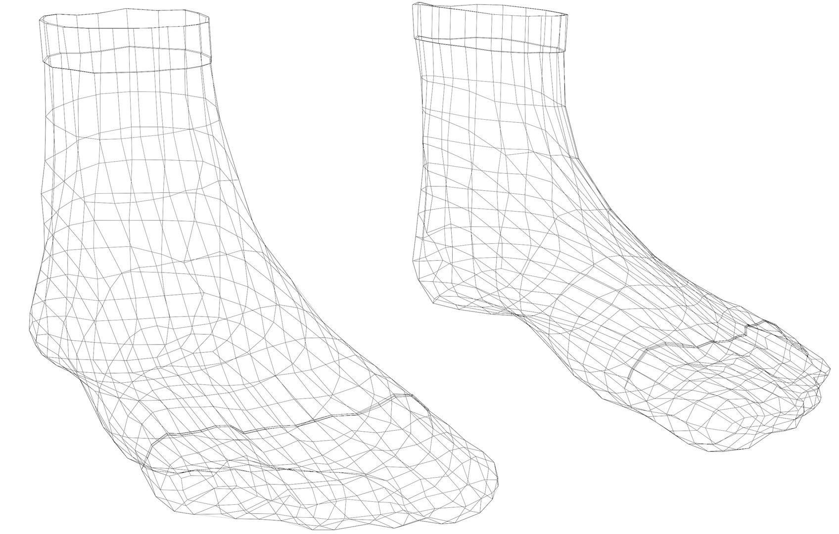 3D Socks - TurboSquid 1806197