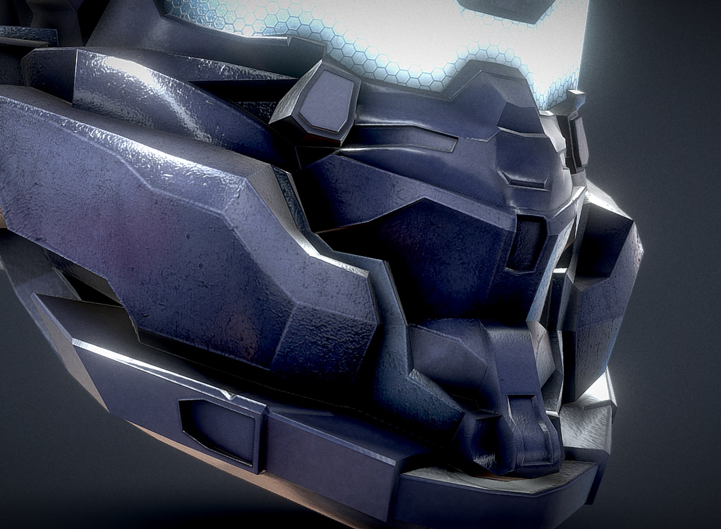 Halo Jameson Locke Helmet 3D - TurboSquid 1360143