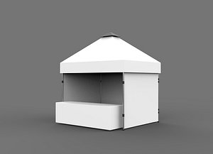 3D display tent 3D model