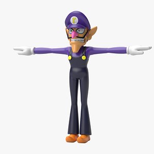 3D waluigi luigi model