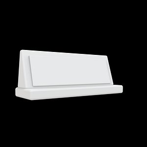 Desk Name Plate 3D Print Model 3D model