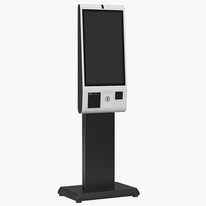 3D Payment Kiosk model