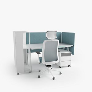 3D FURSYS enable office set model